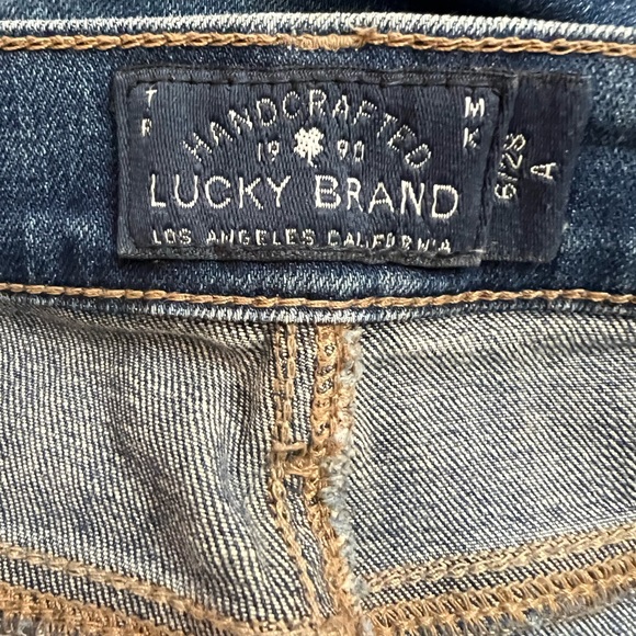 Lucky Brand Distressed Ava Skinny Jeans size 28 - Picture 7 of 10